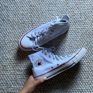 Original White High Top Converse Sneakers